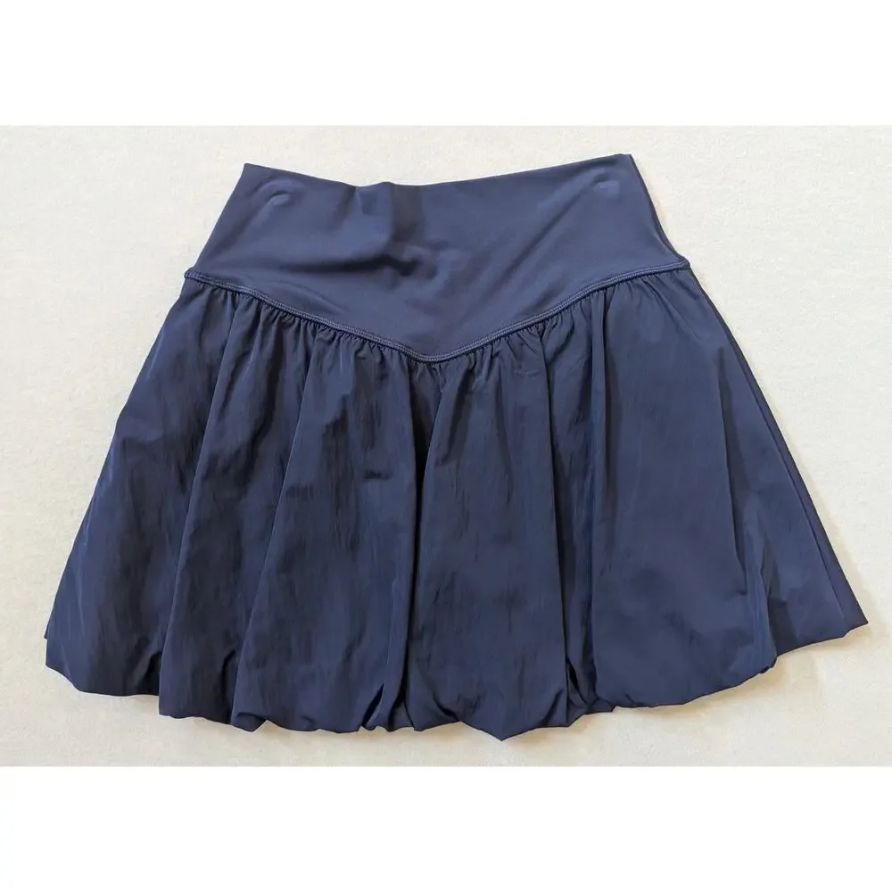 NWT Aerie OFFLINE Real Me Bubble Skort Royal Navy Blue Size L